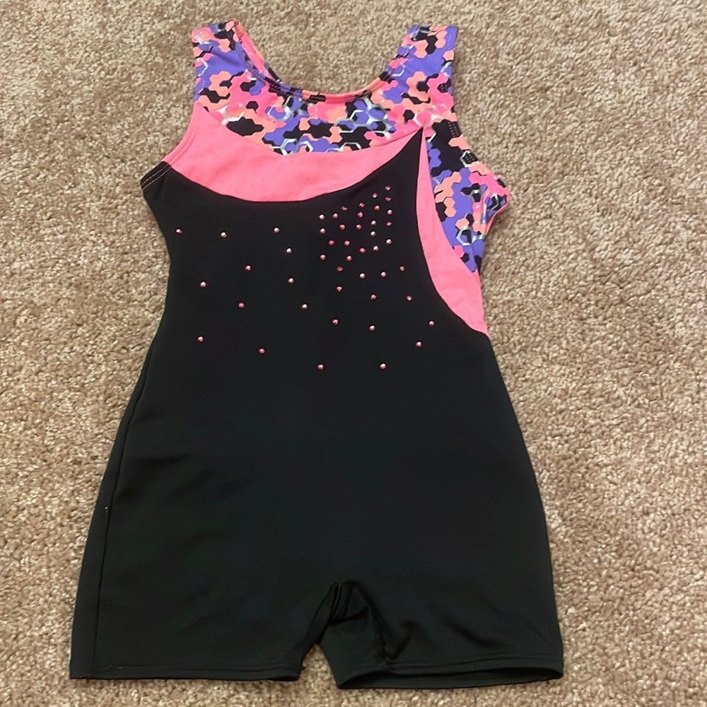 Freestyle Girls Black Leotard size 4/5